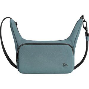 Unisex Slate Blue adult Travelon Anti-theft the Voyages East/West Crossbody